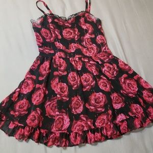 A short Rose dress